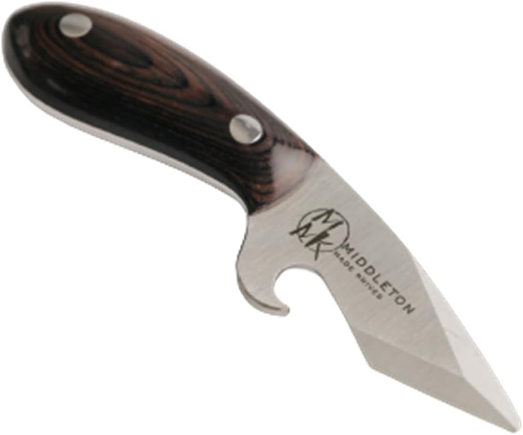 Brew Shucker Oyster Knife with Bottle Opener, Walnut
