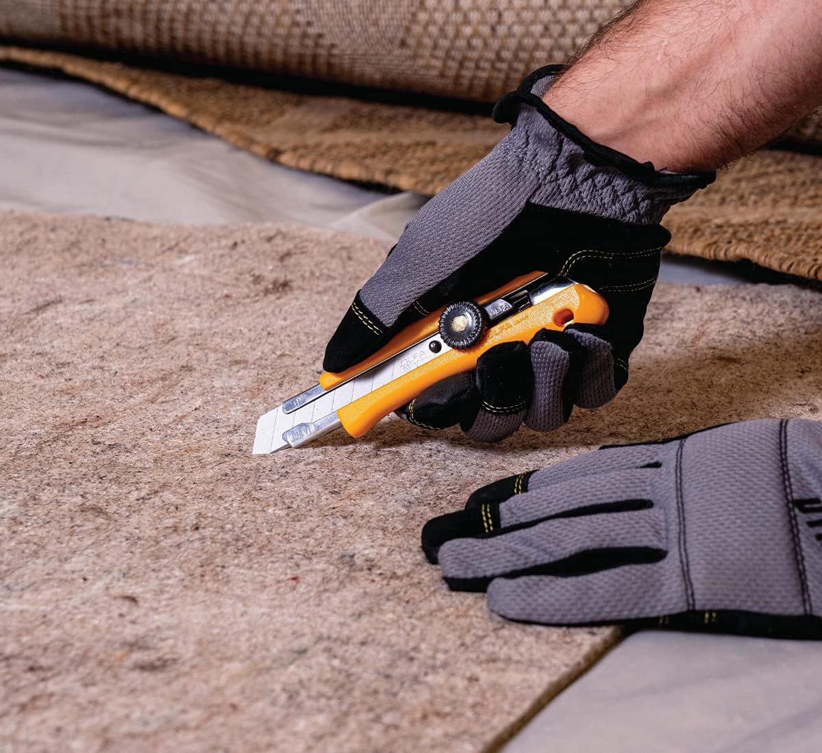18mm Heavy-Duty Utility Knife (L-1) - Ratchet Lock, Snap-Off Blade