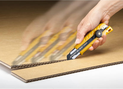 18mm Heavy-Duty Utility Knife (L-1) - Ratchet Lock, Snap-Off Blade