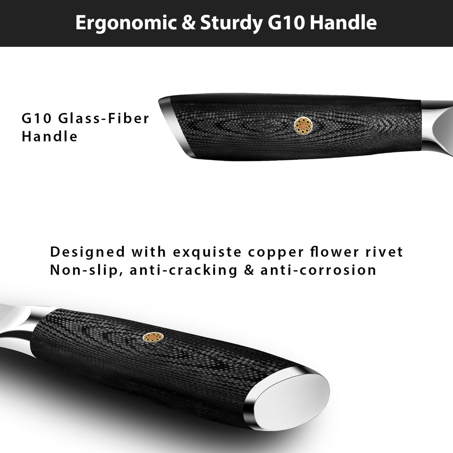Damascus Fruit Knife 4", Ultra Sharp Paring Knife, 67 Layers Damascus Steel VG10 Core Multipurpose Small Kitchen Knife Professional Peeling Knives, G10 Handle with Rivet Chef Gift