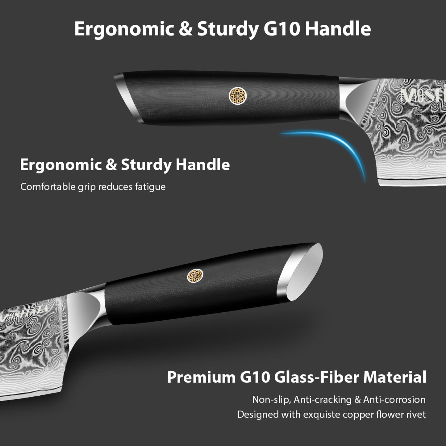 Damascus Fruit Knife 4", Ultra Sharp Paring Knife, 67 Layers Damascus Steel VG10 Core Multipurpose Small Kitchen Knife Professional Peeling Knives, G10 Handle with Rivet Chef Gift