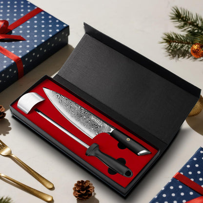Damascus Fruit Knife 4", Ultra Sharp Paring Knife, 67 Layers Damascus Steel VG10 Core Multipurpose Small Kitchen Knife Professional Peeling Knives, G10 Handle with Rivet Chef Gift