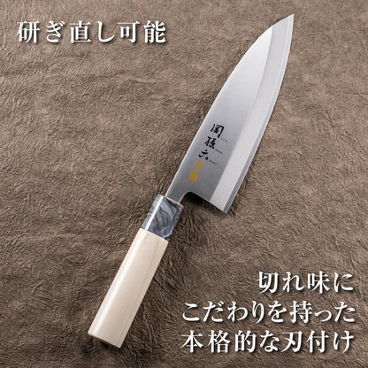 AK5060 Deba Knife Seki Magoroku Ginju, Stainless Steel, 4.1 inches (105 mm), Made in Japan, Easy to Clean