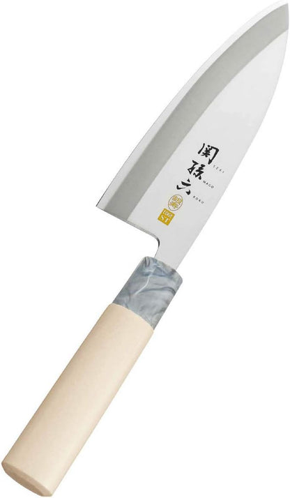 AK5060 Deba Knife Seki Magoroku Ginju, Stainless Steel, 4.1 inches (105 mm), Made in Japan, Easy to Clean
