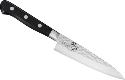 Corporation AB5461 Seki Magoroku Petty Knife, Hammered Knife, 4.7 inches (120 mm), Made in Japan