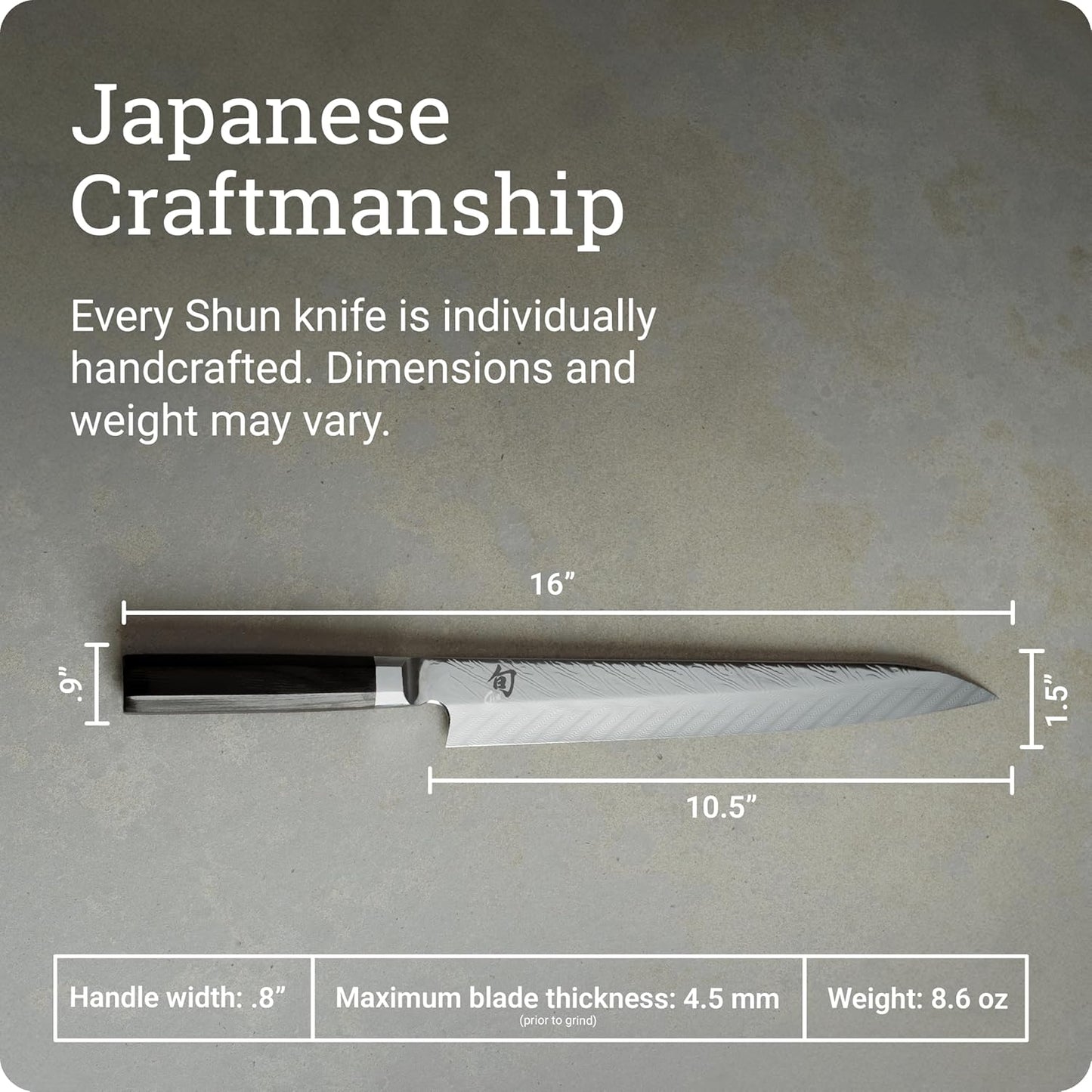 Dual Core 10.5" Yanagiba Knife, Handcrafted Japanese Sashimi Knife, VG10 and VG2 Damascus Steel Blade, Pakkawood Handle, Versatile Japanese Kitchen Tool | Handcrafted Japanese Sashimi Knife, VG10 and VG2 Damascus Steel Blade, Pakkawood Handle