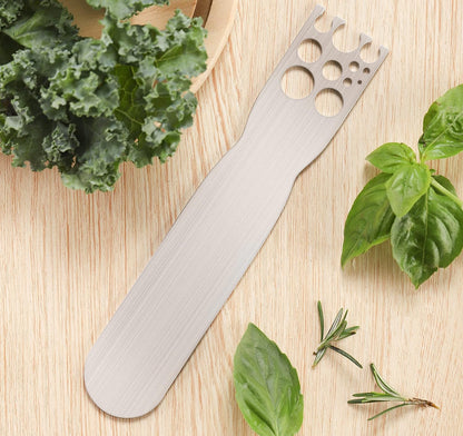 Stainless Steel Herb Stripper -Kale & Herb Stripper, for Leafy Greens and Woody Herbs, Kale Kitchen Gadgets Leaf Stripping Tool Separator