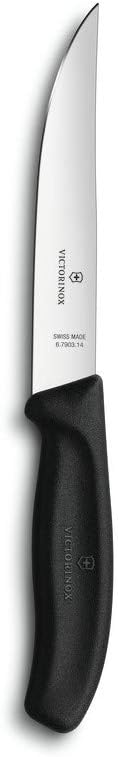 6.7903.12 Swiss Classic Gourmet Steak Knife Ideal for Slicing a Wide Variety of Steak Cuts Straight Blade in Black, 4.7 inches