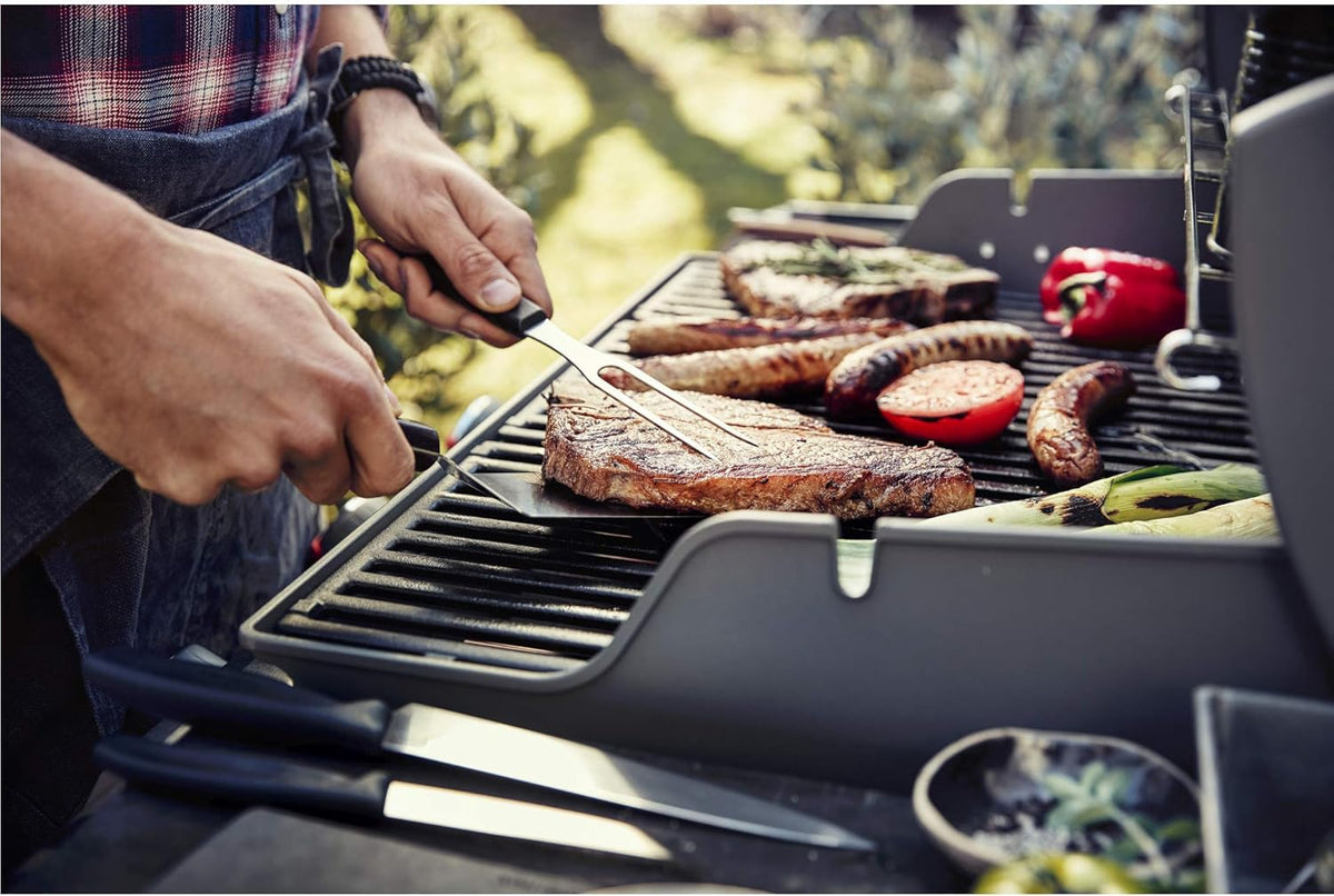 6.7903.12 Swiss Classic Gourmet Steak Knife Ideal for Slicing a Wide Variety of Steak Cuts Straight Blade in Black, 4.7 inches