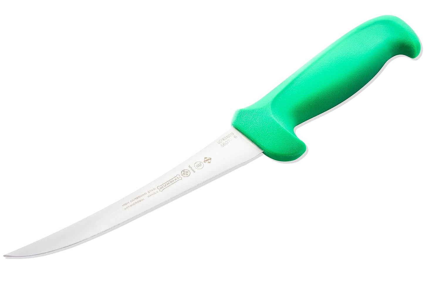 G5607-6 6-Inch Curved Semi-Stiff Boning Knife, Green
