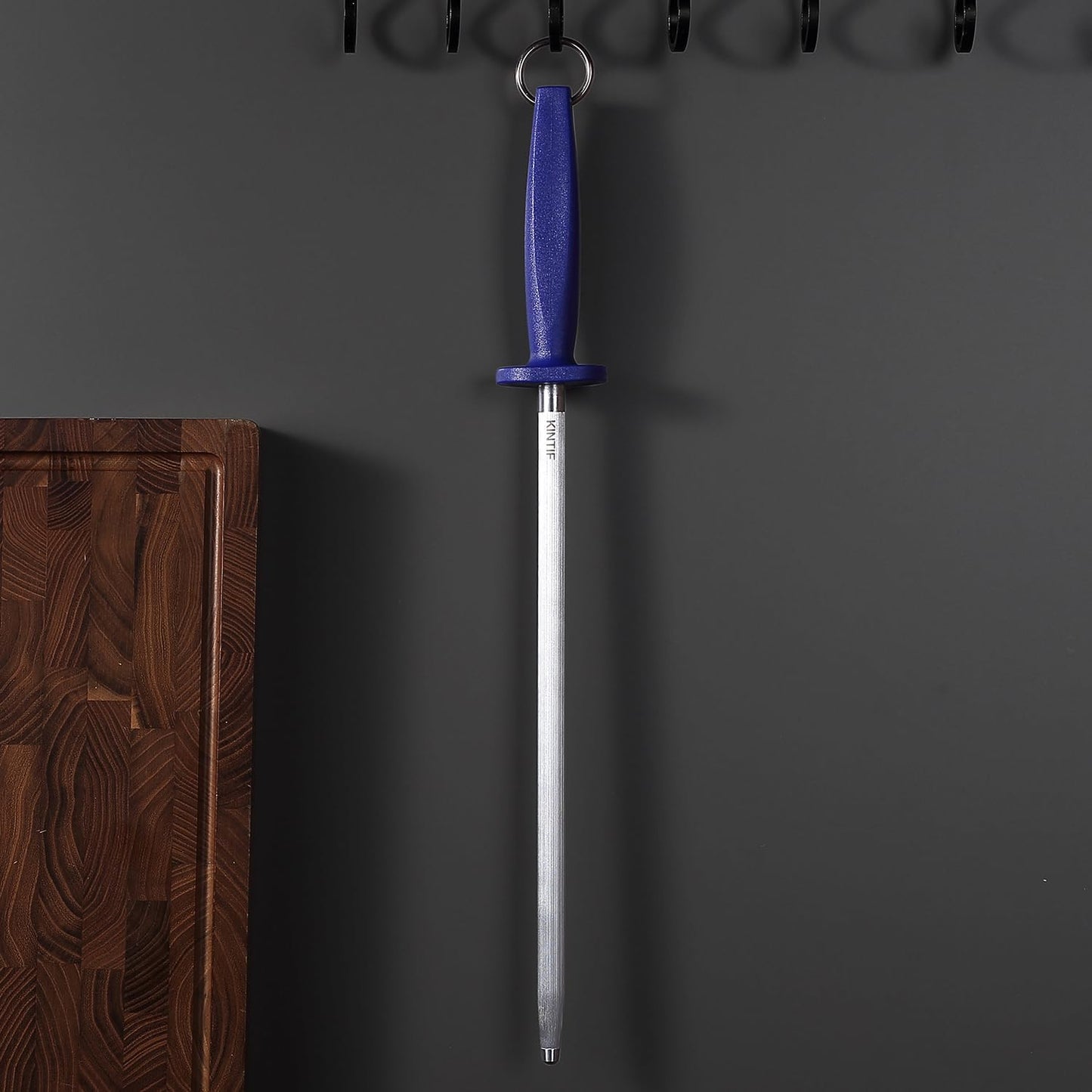 Sharpening Steel Professional Honing Rod for Kitchen Knives Daily Sharpening Maintenance, Knife Sharpeners, High Carbon Steels High hardness