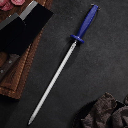 Sharpening Steel Professional Honing Rod for Kitchen Knives Daily Sharpening Maintenance, Knife Sharpeners, High Carbon Steels High hardness