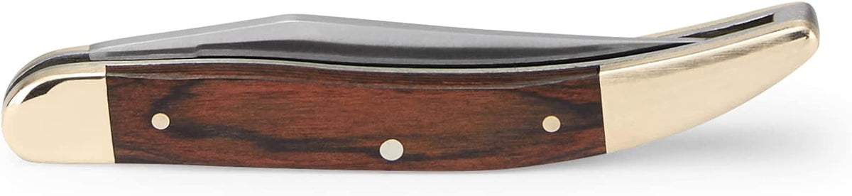 385 Toothpick Single-Blade Pocket Knife, Woodgrain, 0.8 oz