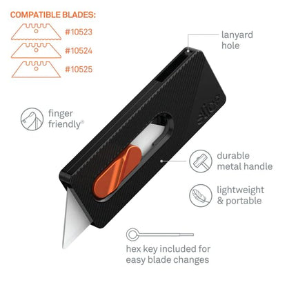 Slice Everyday Carry (EDC) Folding Knife | Heavy Duty Utility Knife | Modern Pocket Knife | Safe Ceramic Blade Lasting 11x Longer Than Metal | Compact and Convenient Box Cutter | 1 Pack