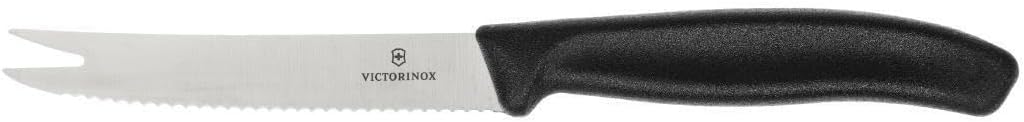 Victorinox Swiss Classic Cheese and Sausage Paring Knife, 4.3 inches, Black (6.7863)