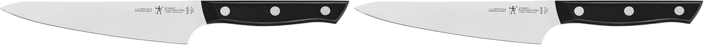HENCKELS Dynamic Razor-Sharp 5.5-inch Compact Chef Knife, German Engineered Informed by 100+ Years of Mastery, Black/Stainless Steel