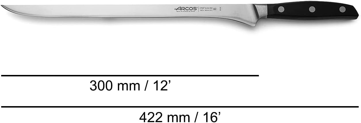 Arcos Forged Paring Knife 4 Inch Stainless Steel. Sharp Kitchen Knife for Peeling Fruits and Vegetables. Ergonomic Polyoxymethylene Handle and 100mm Blade. Series Manhattan. Color Black