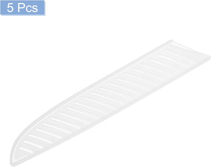 uxcell 5Pcs Knife Cover Sleeves Blade Edge Guards for 8" Chef Knife Protector Universal Knife Sheath for Kitchen, White