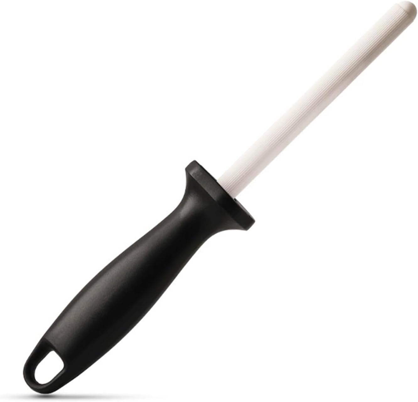 SEIWEI 5 Inch Ceramic Knife Sharpener Honing Rod,Professional Knife Sharpening Tool,Ceramic Honing Rod for Chef's Knife and Kitchen Knife