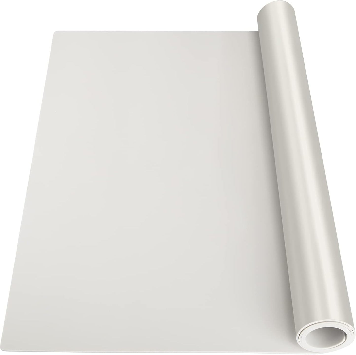Silicone Mats for Kitchen Counter Thicker Extra Large Heat Resistant Mats Countertop Protector Liners for Bottom of Oven Air Fryer Coffee Maker, 24" x 16" x 2 mm, Translucent