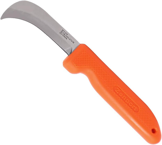 Zenport K103 Harvest Utility Knife, 3-Inch Stainless Steel Non-Serrated Blade