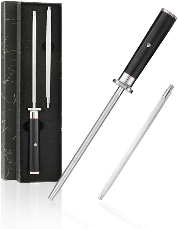 Japan Aichi AUS10 Triple Layer Composite Steel 8-inch Chef's Knife,Gyuto，Meat Cleavers，G10 Handle, Forged Kitchen Knife，Black Walnut Knife Sheath Set