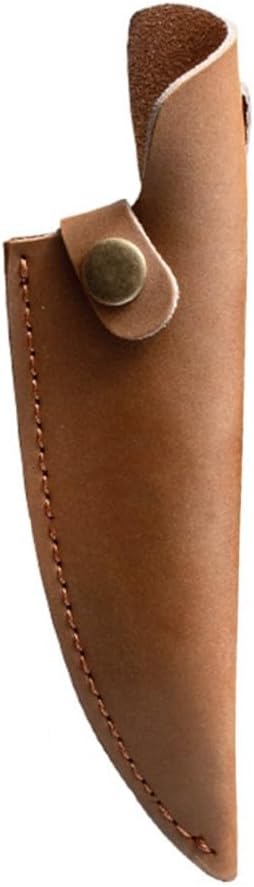 Leather Knife Sheath, Boning Knife Pouch Chef Fruit Knifes Shell for Camping Kitchen Outdoor Cooking (Not Include Knifes)