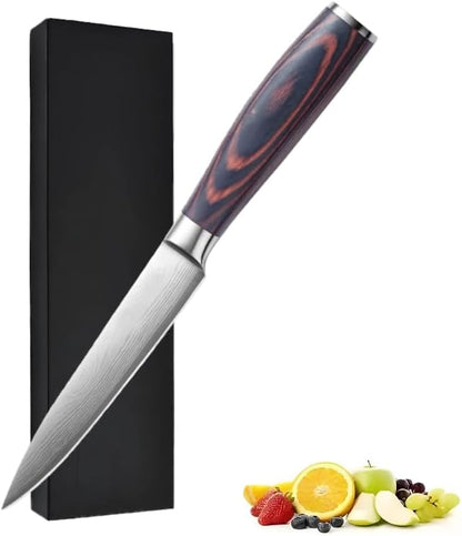 3 Pieces Knife Set, High Carbon Stainless Steel Professional Kitchen Knife Set, Ultra Sharp Chef Knives Sets with Ergonomic Wooden Handle