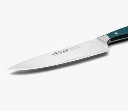 Arcos Forged Boning Knife in Nitrum Stainless Steel, Professional 6 Inch Butcher Knife for Removing Meat from Bones, Ergonomic Blue Handle, Brooklyn Series