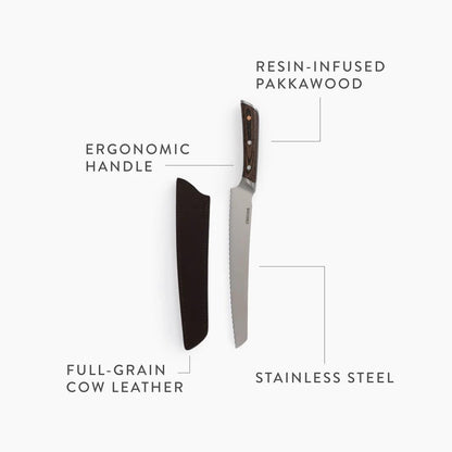 Barebones No. 7 Nakiri Knife - 7-Inch German-Grade Blade - Chopping Perfect for Vegetables - Versatile Chef Knife - Everyday Kitchen Essentials