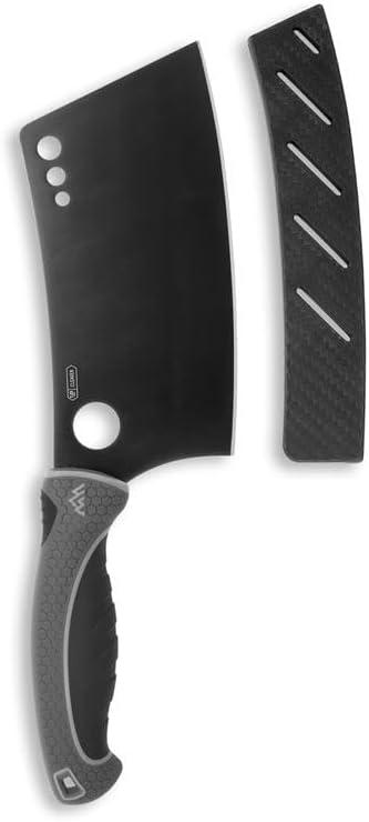 OUTDOOR EDGE ErgoMax Brisket Slicing Knife - Razor Sharp Blade, Premium Titanium-Coated Steel Blades, Ergonomic Handle, Multifunction Carving Knife for Meat Cutting