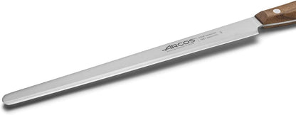 Arcos Deba Knife 7 Inch Stainless Steel. Japanese Kitchen Knife for Fish, Meat and Vegetables. Ovengkol Wood Handle 100% natural FSC and 170mm Blade. Series Nordika. Color Brown.