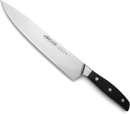 Arcos Forged Paring Knife 4 Inch Stainless Steel. Sharp Kitchen Knife for Peeling Fruits and Vegetables. Ergonomic Polyoxymethylene Handle and 100mm Blade. Series Manhattan. Color Black