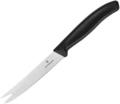 Victorinox Swiss Classic Cheese and Sausage Paring Knife, 4.3 inches, Black (6.7863)
