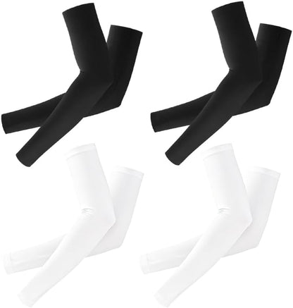 Arm Sleeves, Cooling UV Sun Protection Compression Sleeves for Men and Women, Basketball Cycling Arm Sleeves