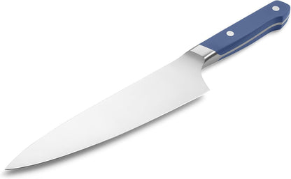 Misen 8" Chef Knife – High Carbon Japanese AUS-10 Stainless Steel – Hybrid German & Japanese Blade – Precision Kitchen Knife for Professionals & Home Cooks – Ultimate Cutting Performance - Green