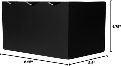 Restaurantware 8.25 x 5.5 x 4.75 Inch Flatware Display 1 Countertop Buffet Utensil Caddy - 3 Compartment For Parties Picnics Homes or Restaurants Natural Bamboo Cutlery Holder Upright