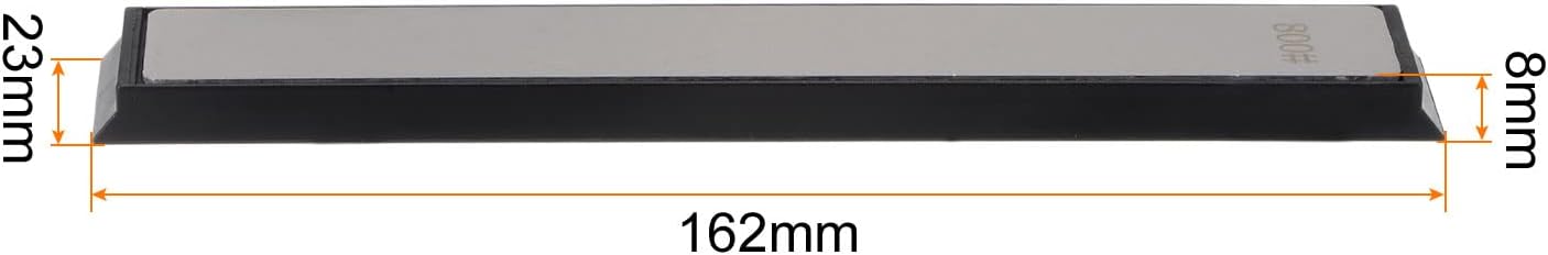 uxcell Diamond Sharpening Stones 3000 Grit Whetstone Knife Sharpener Stone with Non-Slip Base