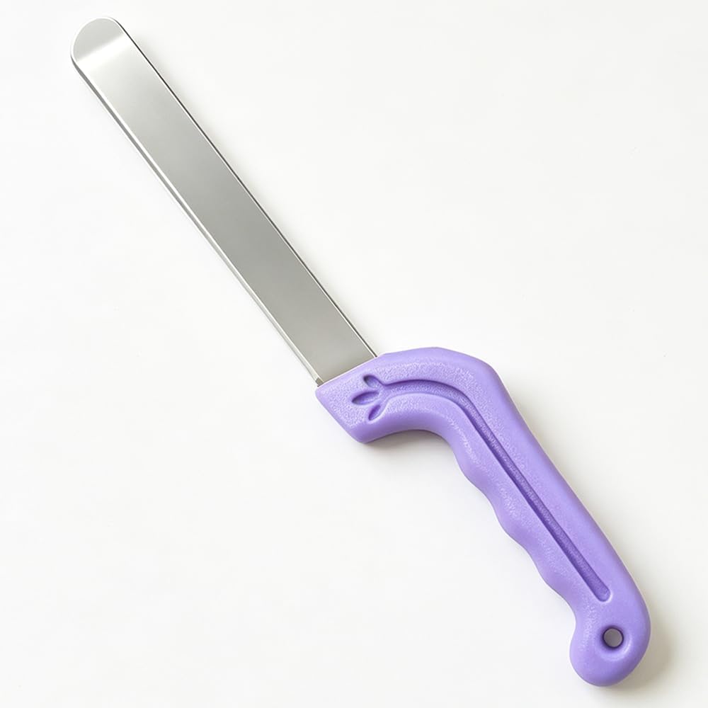 Tinsow Floral Foam Knife Florist Professional Cutting Knife for Flower Foam Block, Cake, Fruit, Utility Tool for Flower Clay Blocks (Light Purple)