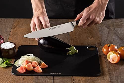 Arcos Forged Paring Knife 4 Inch Stainless Steel. Sharp Kitchen Knife for Peeling Fruits and Vegetables. Ergonomic Polyoxymethylene Handle and 100mm Blade. Series Manhattan. Color Black