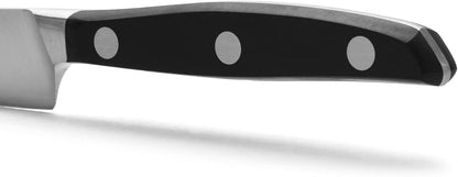 Arcos Forged Paring Knife 4 Inch Stainless Steel. Sharp Kitchen Knife for Peeling Fruits and Vegetables. Ergonomic Polyoxymethylene Handle and 100mm Blade. Series Manhattan. Color Black