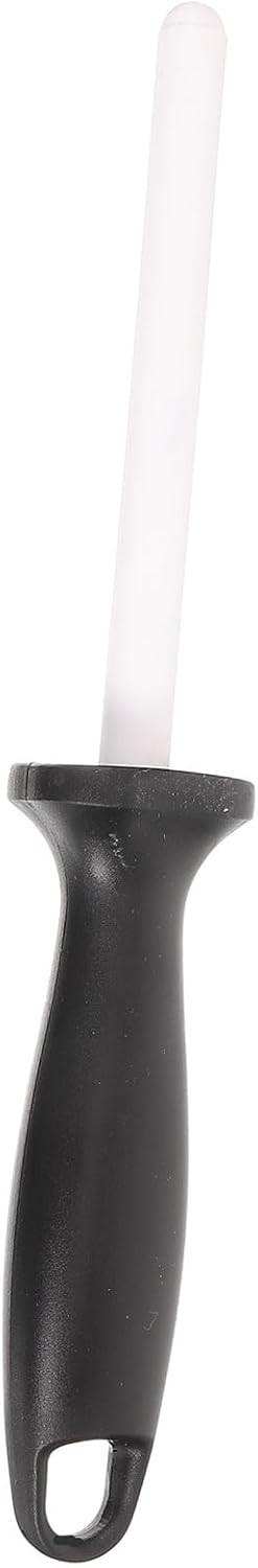 Quick Sharpener Rod with Ergonomic Grip Handle Portable Kitchen Cutter Sharpener for Indoor Outdoor Use Lightweight Ceramic Sharpening Tool for Various Cutter