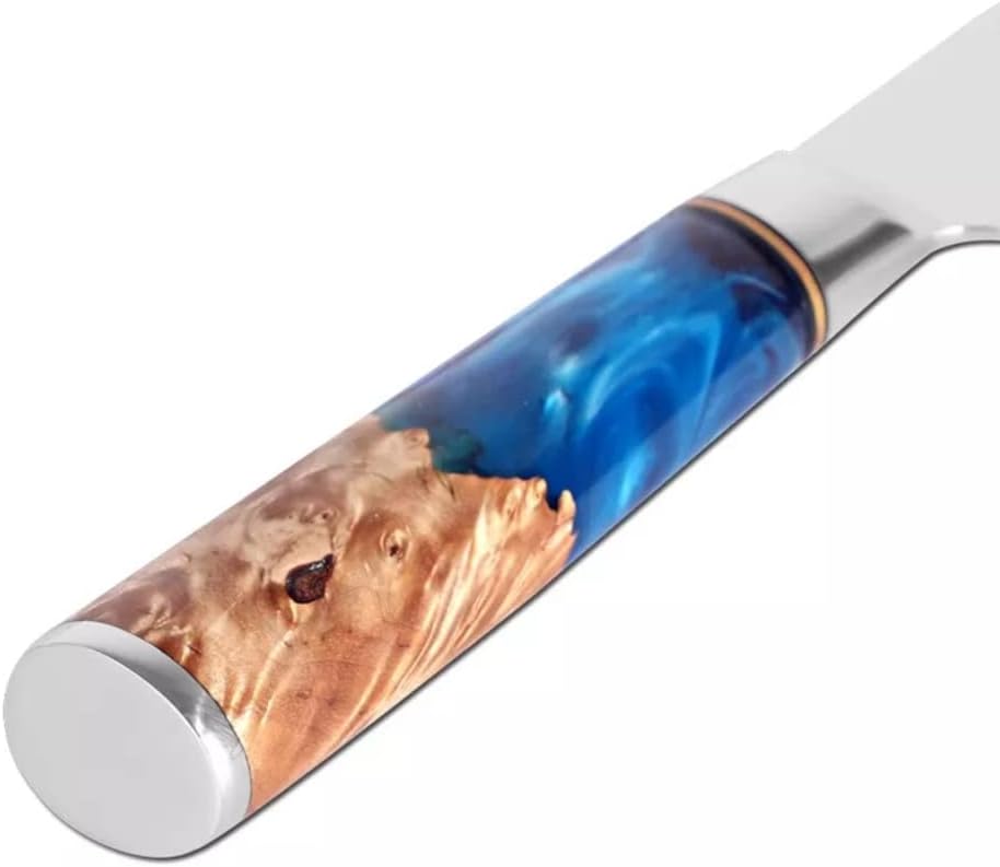 Tidal Blue - 7" Nakiri Knife - Damascus