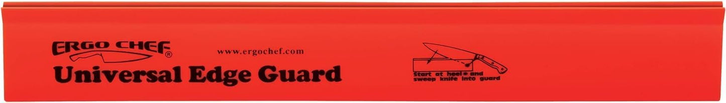 Ergo Chef Universal Knife Blade Edge Guard 8 Inch x 1.5 Inch for Knives up to 8” Blades, Durable BPA-Free Sturdy ABS Plastic, Knife Protector (Blue)