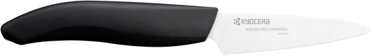 Kyocera Advanced Ceramic Revolution Series 3-inch Paring Knife, Red Handle, White Blade