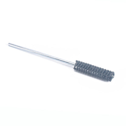 0.591"(15mm) Cylinder Hone Brush with Round Carbon Steel Shank in 120 Grit SiC Abrasive Nylon Balls for Deburring Small Engine Cylinders Brake Piston Rings Guides Tubes Cam Bearings