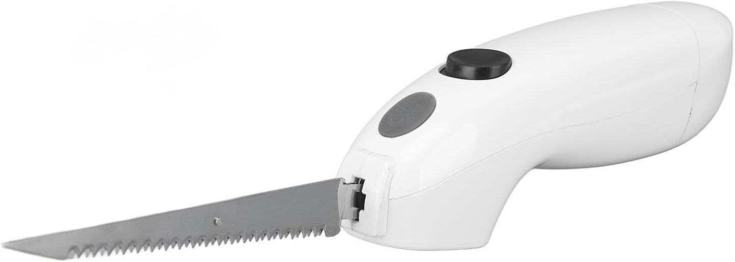 Airshi Electric Carving Knife Battery Operated Knife Easy to Slice Washable Lightweight for Picnic