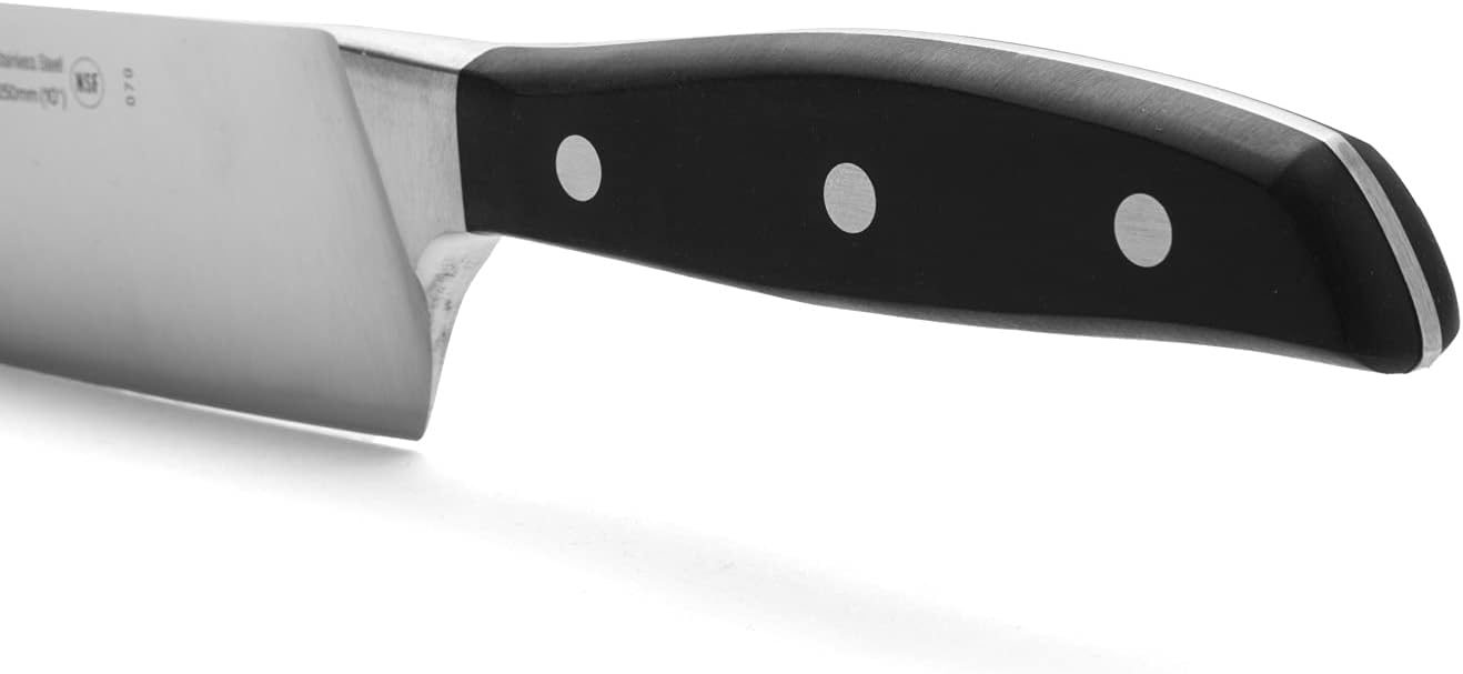 Arcos Forged Paring Knife 4 Inch Stainless Steel. Sharp Kitchen Knife for Peeling Fruits and Vegetables. Ergonomic Polyoxymethylene Handle and 100mm Blade. Series Manhattan. Color Black