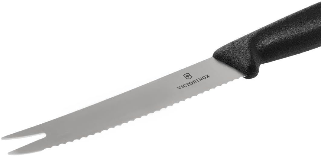 Victorinox Swiss Classic Cheese and Sausage Paring Knife, 4.3 inches, Black (6.7863)