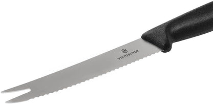 Victorinox Swiss Classic Cheese and Sausage Paring Knife, 4.3 inches, Black (6.7863)